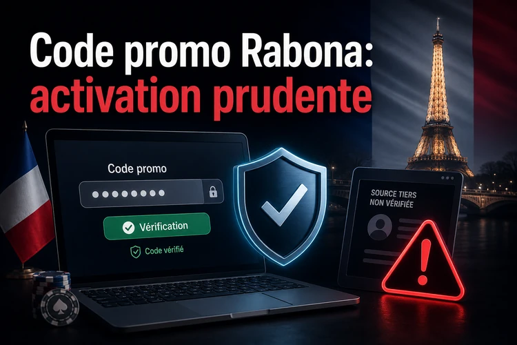 Code promo Rabona et code Rabona: activation prudente