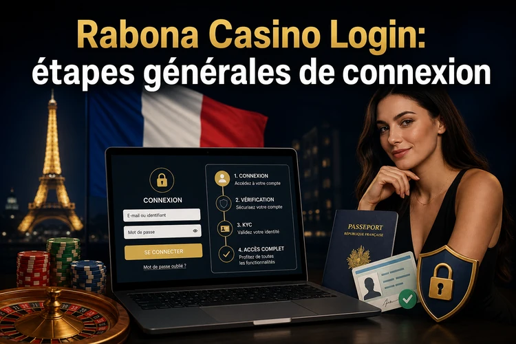Rabona Casino Login: étapes générales de connexion