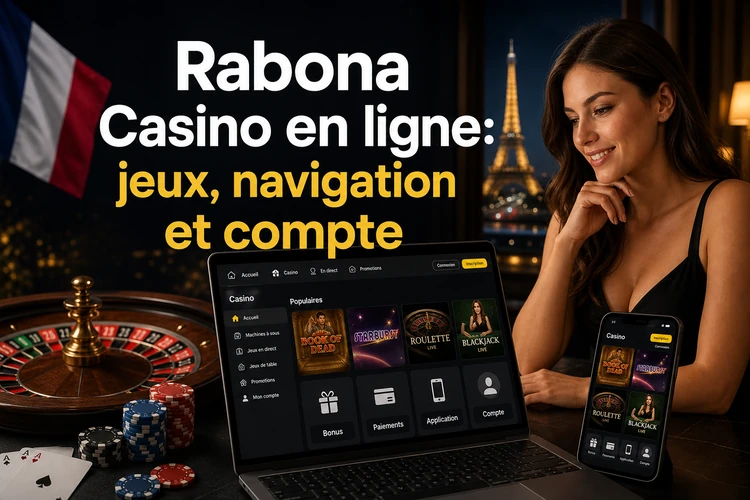 Rabona Casino en ligne: jeux, navigation et compte